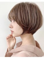 ベル 表参道店(Belle)&nbsp;横顔美人！男性にも好感度の高い骨格補正の小顔ショートボブ