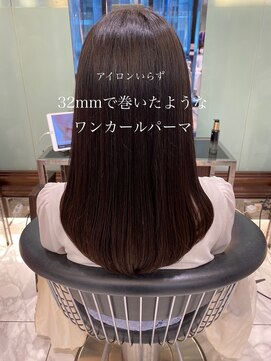 アピッシュ ギンザ(apish ginza) tomo ツヤ☆王道ワンカールデジタルパーマ