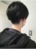襟足スッキリ刈り上げマッシュショート