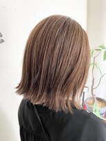 ジェルム ヘアーワークス(germe hair works)&nbsp;外ハネ切りっぱなしボブ