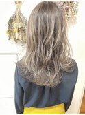 【lamphair 池袋】ハイライトグレージュ