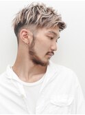 ダークアッシュニュアンスパーマ韓国マッシュスペインカール 332