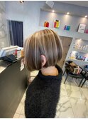 ダブルカラーイヤリングカラーインナーカラーケアブリーチ