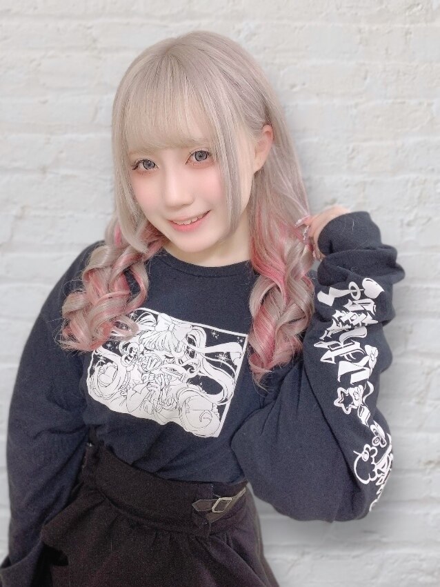 ホワイトピンク#シールエクステ#イメチェン#韓国#エクステ#広島