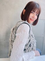 アルテ(ARTE) 【ARTE表参道/青山】顔まわりレイヤーセミロング×透明感カラー