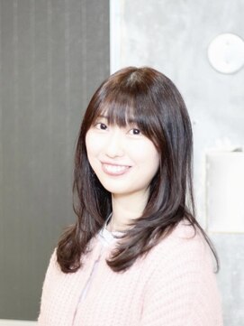 クリュウゲート 三鷹店(KURYU GATE) 黒髪/グレーベージュ/レイヤーロング/前髪パーマ[三鷹/三鷹駅]