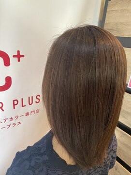カラープラス 丹波橋店 根元染め＋エイジングケア/白髪染め/おしゃれ染め/髪質改善