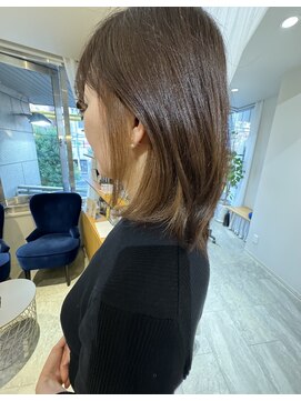 パラゴ(PARAGO.) 《緑橋/城東区/女性サロン》艶やかインナーカラー