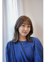 ア グランド ユニオン 広尾店(A GRAND UNION) ブリーチなし透明感グレージュ×レイヤーカット【広尾／恵比寿】
