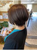 大人のふんわりショートボブ