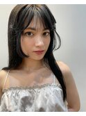 【当日予約ok】フルバングに似合う顔まわりカット