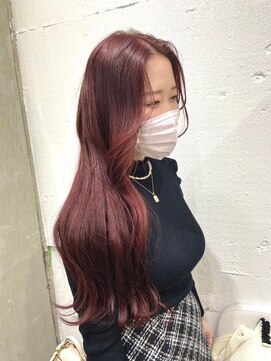 ゲーム 渋谷店(GAME) ダブルカラーピンクベージュケアブリーチハイトーン髪質改善