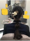 ロングヘアセット