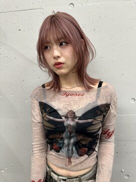 シーク 天神(SEEK) 【SEEK茶木】ピンクラベンダー　レイヤーカット　ケアブリーチ