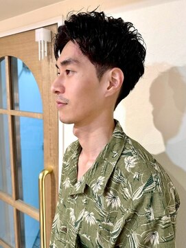 クレビアテン(CreBiA ten_) メンズ ニュアンスパーマ