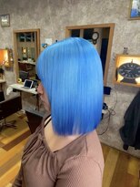 ゴリラビスケッツ(GORILLA BISCUITS)&nbsp;マリンブルー/ケアブリーチ/ダブルカラー