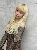 レイヤーカット/ハイトーン/ブロンド/エクステ