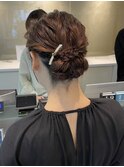 大人可愛いまとめ髪アレンジ