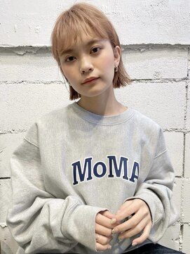 ソト 銀座(soto.) ハイライトカラー/くびれヘア/レイヤーパーマ/ミニボブ[銀座]