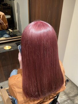 アルレン(Allen) ピンクカラー ケアブリーチ レディース 宇都宮