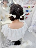 お団子ツイン