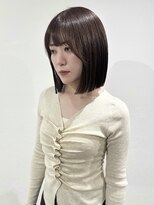 オンカン(onkan)&nbsp;ボブ／切りっぱなしボブ/大人ボブ／ショートボブ／ブラウン