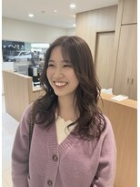 ゴットフロー(GOTTO FLOW) 透明感ブラウン/レイヤーカット/巻き髪/顔周りカット