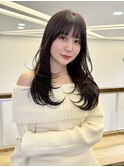 艶感重視のレイヤーカット