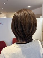 アズールサン 草加西口店(azule-sun) ショートウルフ,明るい白髪染め,白髪ぼかし,ベージュ【草加】