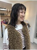 大きめカールのミディアムボブ【mayu】【now as,明石】