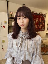 ナビ(nabi) カシスブラウンカラー&レイヤーカット