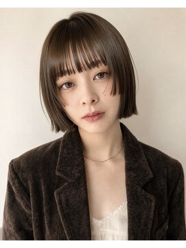 ノラ ギンザ(NORA GINZA) 切りっぱなしボブレイヤーボブ髪質改善20代30代面長銀座
