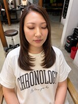 リドル ヘアー 駒生店(Riddle HAIR) 小顔見えミディアムレイヤー