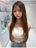 ロンドルーチェ 心斎橋(Lond luce)&nbsp;ダークパープル×ナチュラルショート［髪質改善/縮毛矯正］