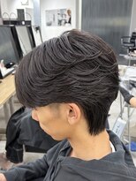 アウラ(AURA)&nbsp;フェザーパーマニュアンスパーマ毛流れパーマカルマパーマ
