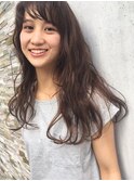 ロング/レイヤー/ラベンダーアッシュ【大成志織】