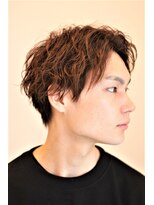 ノイセル(Noisyle)&nbsp;ソフトスパイラルパーマグランマッシュかき上げヘア西海岸