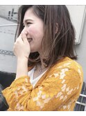 《holoholo hair》肩下ボブ　ゴールドアッシュ