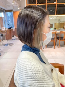 バブ バイネオリーブ(Bab by neolive) インナーカラー☆前下がりボブ