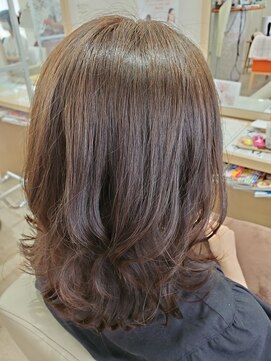 ヘアーズ 本店(HAIRZ) 《HAIRZ》一原☆潤艶ミディスタイル！