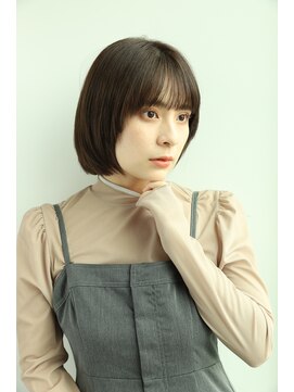 エクリ 麻布十番(equri) ナチュラルボブ/フェイスレイヤー