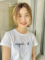 ロビー 表参道(ROBBY)&nbsp;くびれボブ／マットベージュ／表参道／30代40代50代