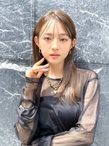 ノラ ヘアーサロン(NORA HAIR SALON) 色っぽ韓国風シースルー　前髪カット顔周りレイヤーカット