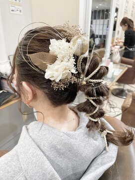 テトラ バイ ネオリーブ 横浜西口店(tetra by neolive) 横浜★アレンジ　着付け　メイク　セット　編み込み　卒業式ヘア