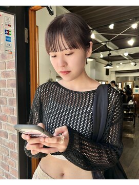 ヘアメイクエイト 丸山店(hair make No.8) ◆担当：岩切祐樹◆ワイドバング＋マッシュショート