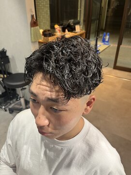 スウェル 柏店(Swell) ハイライト/マッシュパーマ/ウルフ/アッシュブラック/柏/MEN'S