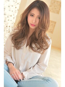 シャイニー(SHINY) 韓国風_パーマ_ロングヘア_エアリーロング_イルミナ_