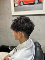 グロウヘアワークス(grow hair works)&nbsp;ツーブロック×ツイストパーマ