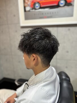 グロウヘアワークス(grow hair works) ツーブロック×ツイストパーマ