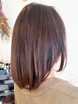 レポヘアー(Repos hair)&nbsp;20代30代40代大人可愛い髪質改善カラーココアブラウンレイヤー